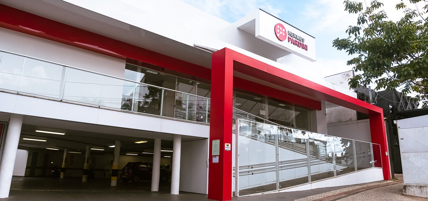 Fachada de unidade do Hermes Pardini